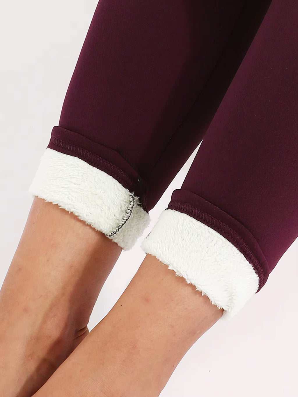 Women Velvet Leggings Autumn Winter Warm Fleece Tights Velvet Solid Color Prevent Cold Leggings Stretch Leggings