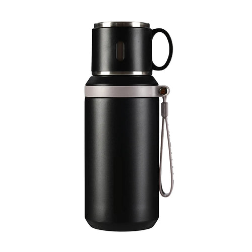 600Ml Stainless Steel Coffee Cup Travel Thermal Mug Leak-Proof Thermos Bottle Tea Coffee Mug Office Business Style Thermos