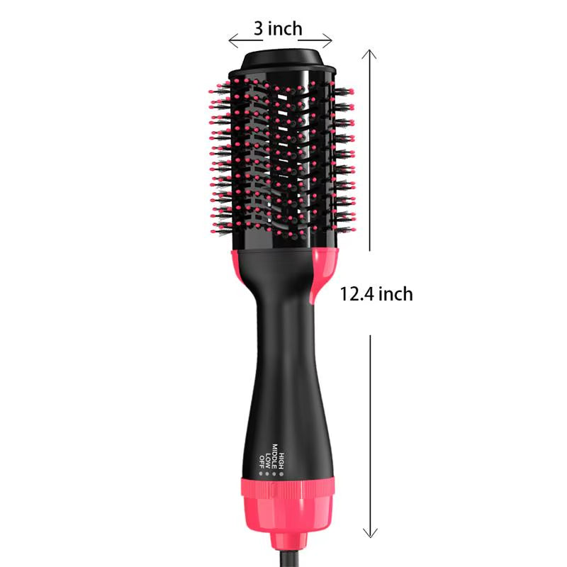 LISAPRO 2 in 1 One Step Hair Dryer and Volumizer Hair Straightener Hot Air Brush Hair Curler Hair Beauty and Health Styling