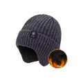 Men Winter Knitted Hat Plush Warmth Peaked Cap Outdoor Earmuff Casual Fashion Faux Fur Lined Bomber Hats Cycling Ear Protection